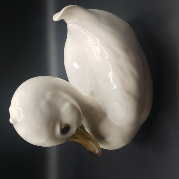 Vintage Freeman & McFarlin Pottery Sitting Duckling Figurine MCM - Picture 3 of 5